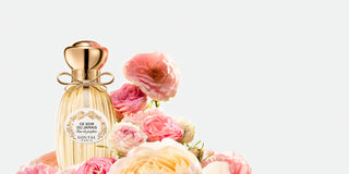 Ce Soir Ou Jamais Goutal perfume for women - elegant fragrance bottle on a dark background
